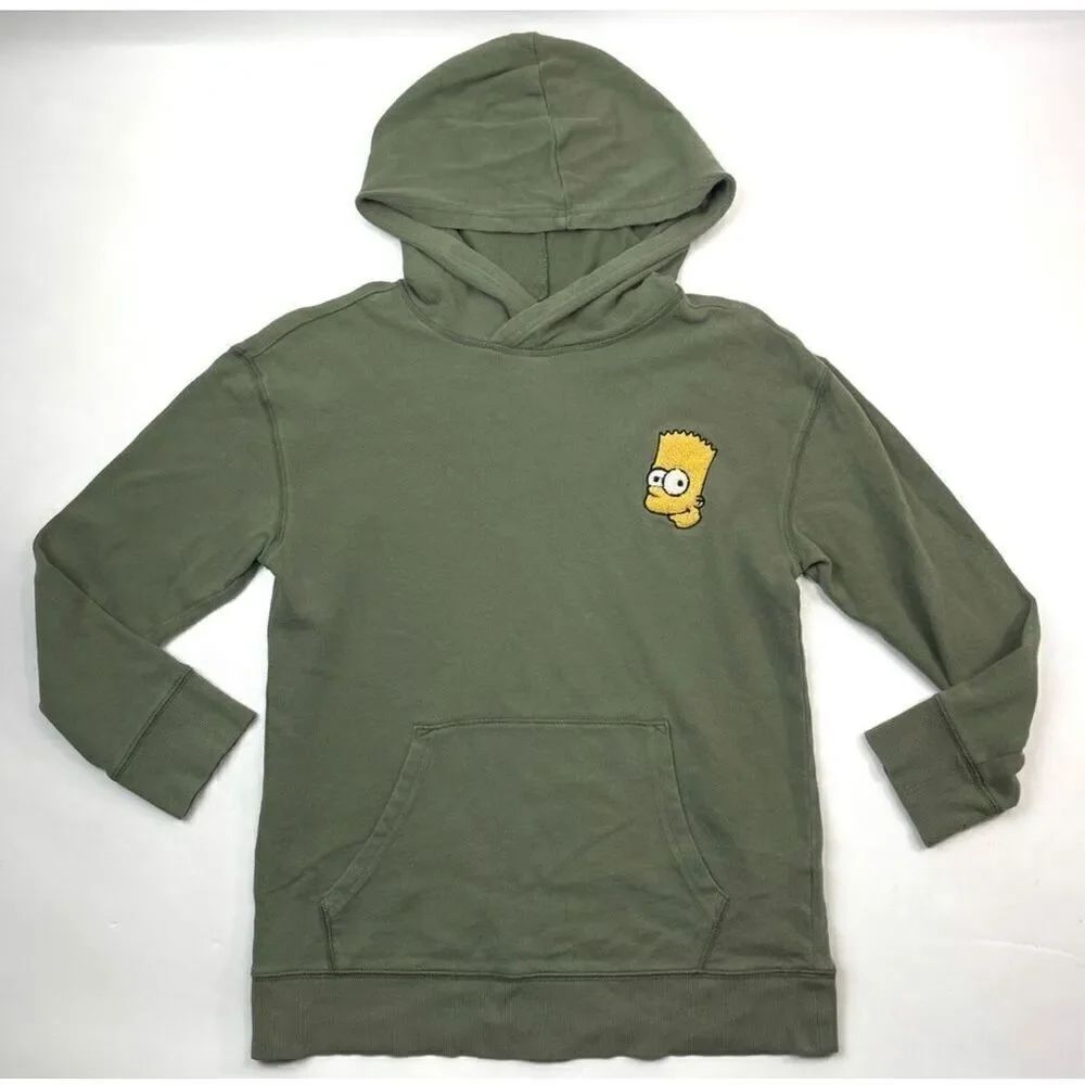 PXSON Bart Simpson Light Weight Pullover Hoodie, XXL.